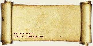 Hana Janičijević vizit kartica